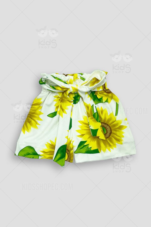 Conjunto de Top con Volantes y Falda de Girasoles - Imagen 3