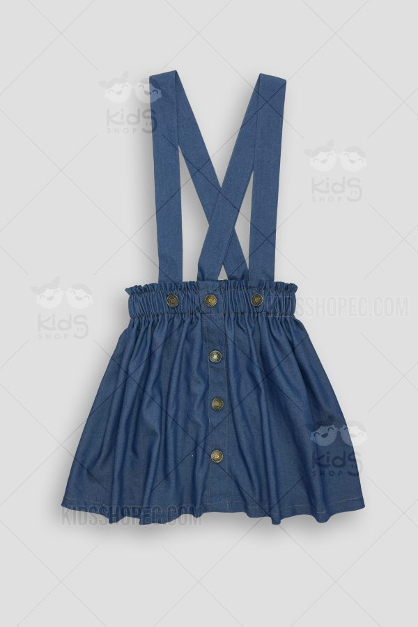 Conjunto Infantil de Camiseta y Falda de Tirantes - Imagen 4
