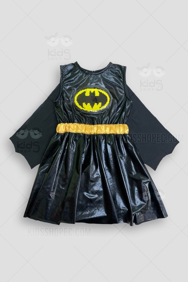 Vestido Infantil de Superhéroe Batman