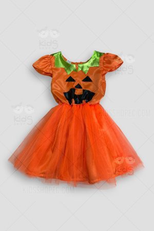 Disfraz o Vestido Infantil de Calabaza Encantada