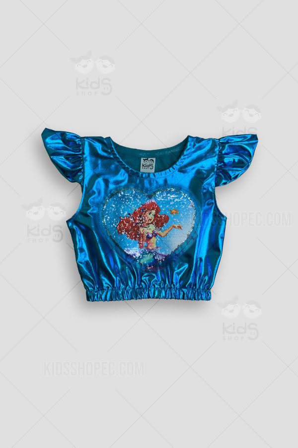 Vestido Infantil Sirena Encantada con Volantes - Imagen 3