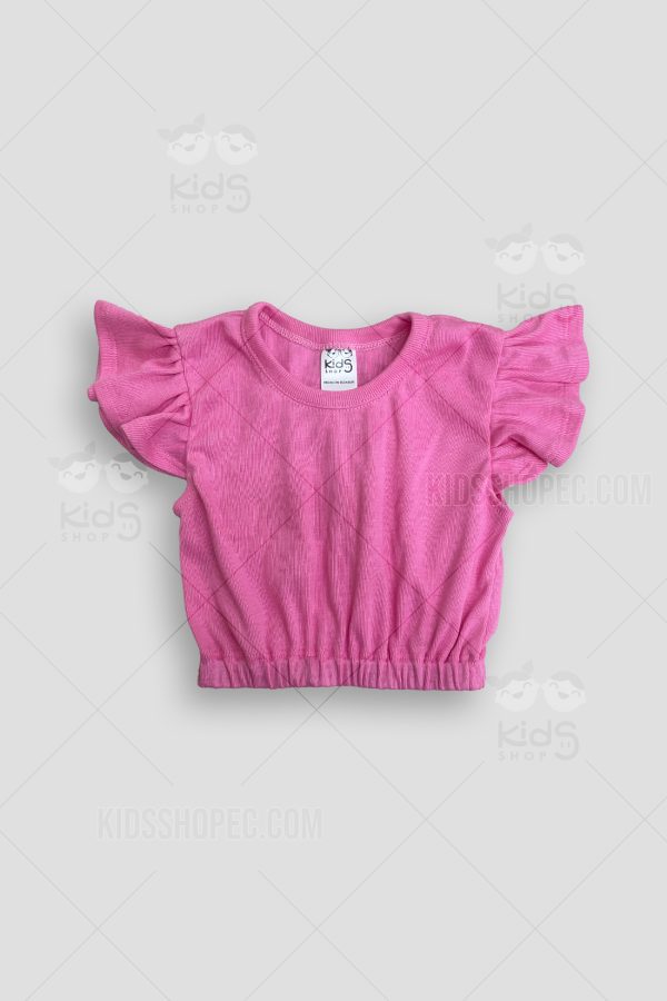 Conjunto Infantil Floral de blusa y short - Imagen 4