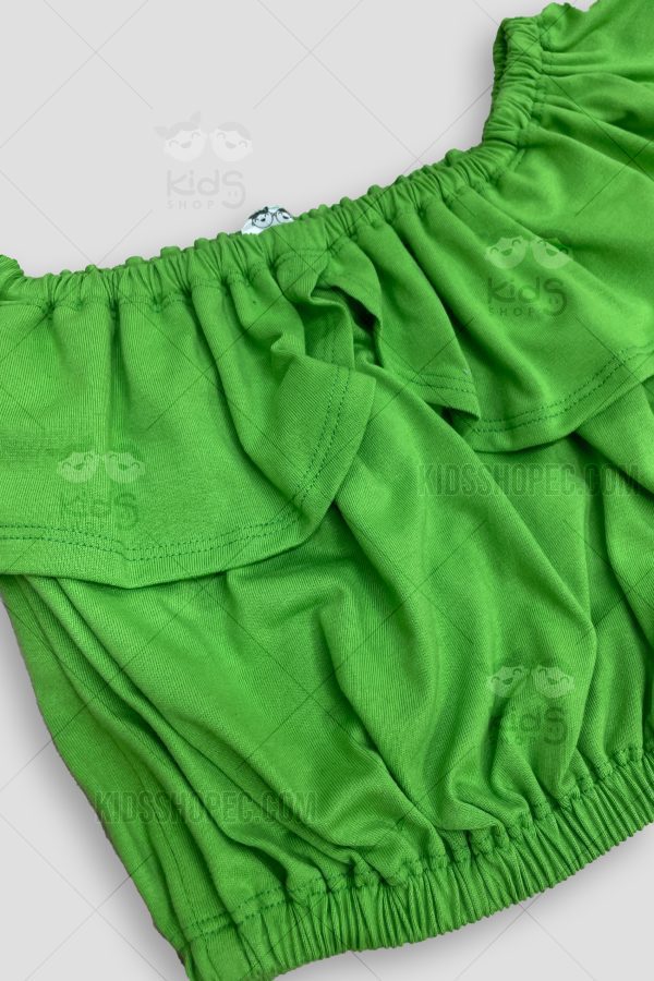 Top con Volantes y Pantalones de Cintura Alta - Imagen 2