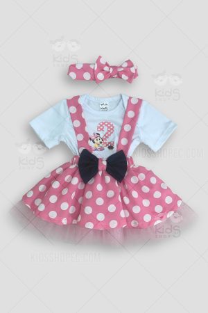 Conjunto o Traje de Cumpleaños Minnie Mouse