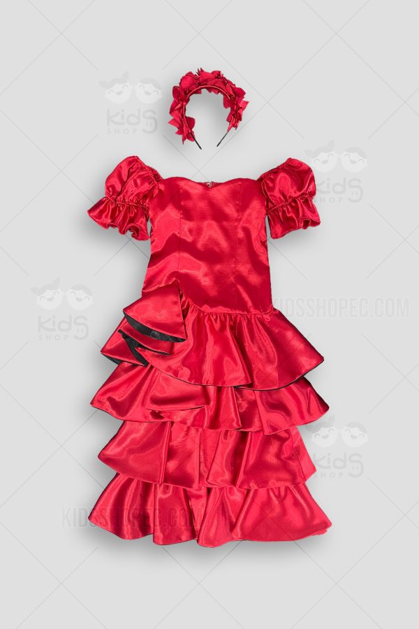 Vestido Flamenco Infantil "Pasión Roja"