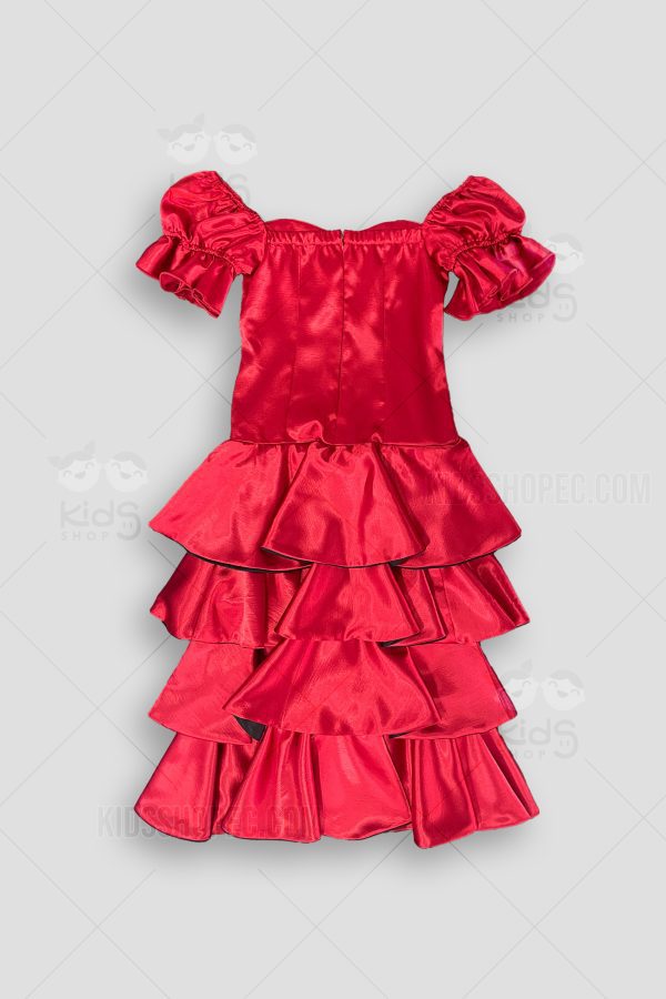 Vestido Flamenco Infantil "Pasión Roja" - Imagen 4