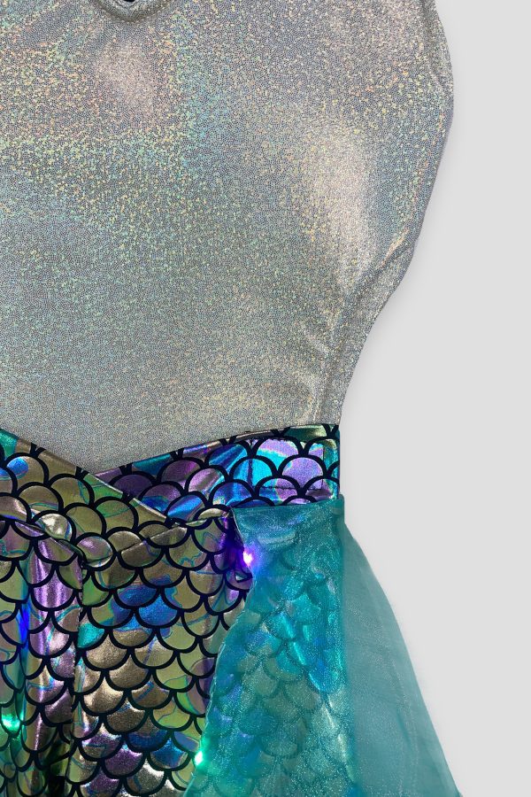 Disfraz de Sirena Brillante con Luces LED - Imagen 3