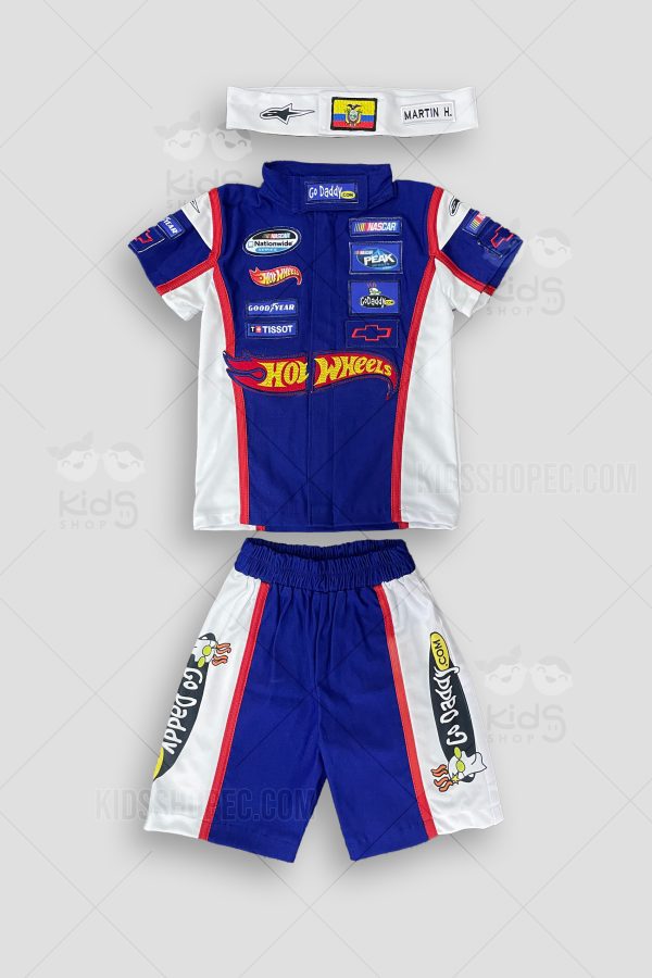 Traje Overol Corto Hot Wheels: Piloto de en Acción - Imagen 3