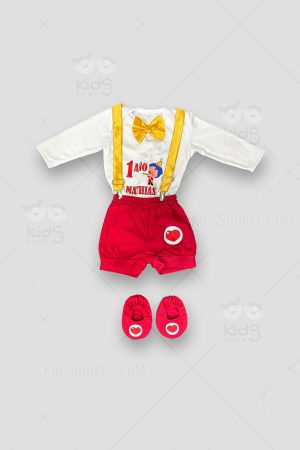 Traje o Body de Payasito Plim Plim para Bebés
