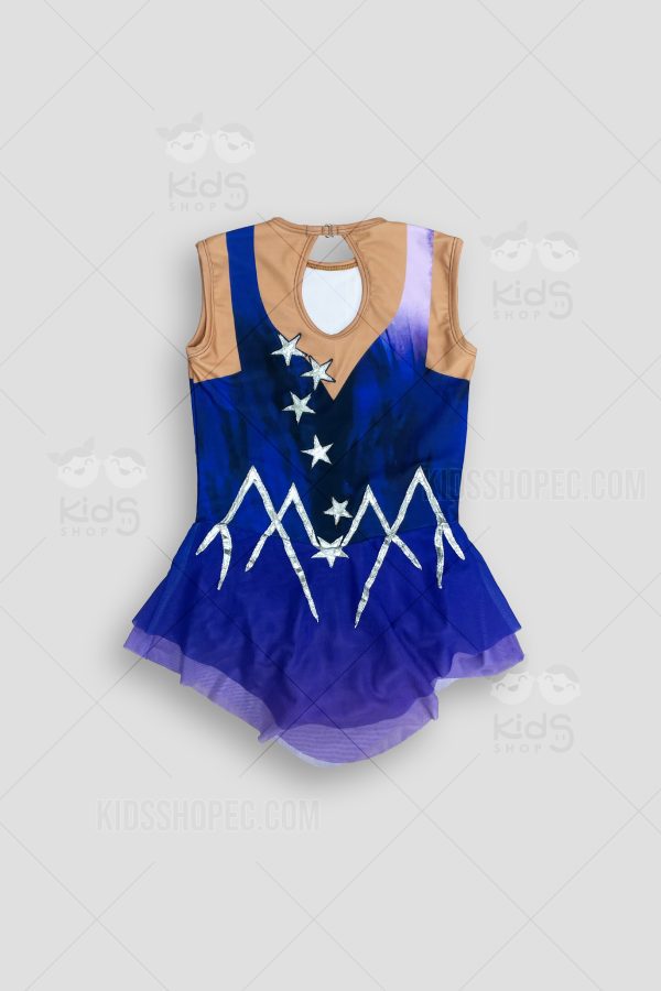Traje de Danza del Vientre Azul Profundo - Imagen 3