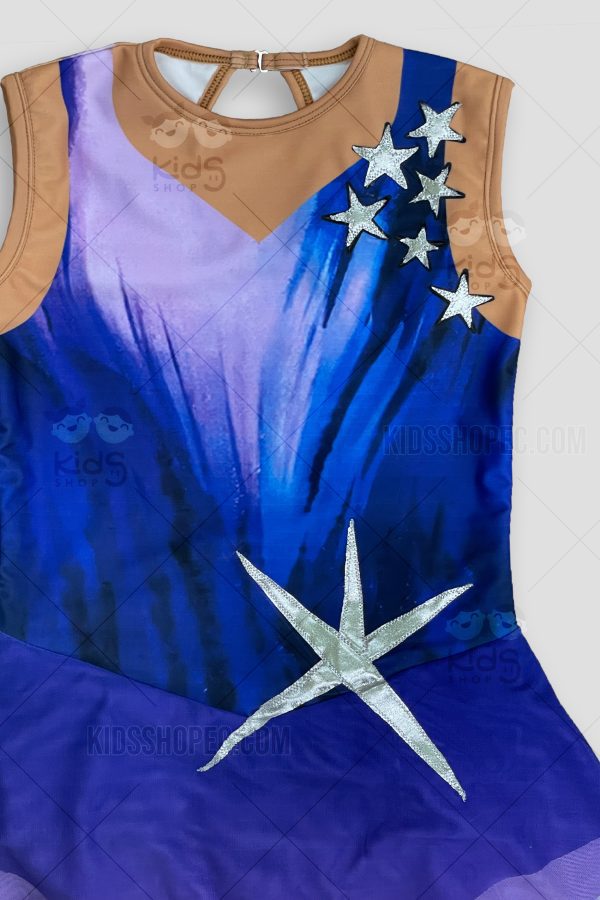 Traje de Danza del Vientre Azul Profundo - Imagen 2