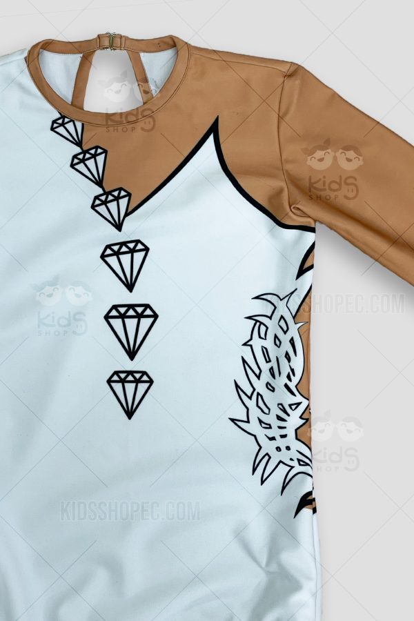 Traje de Danza Rítmica Diamante Blanco - Imagen 2