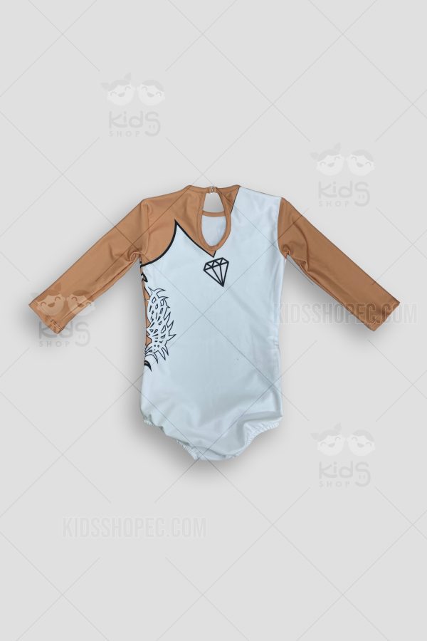 Traje de Danza Rítmica Diamante Blanco - Imagen 3