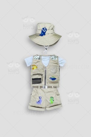 Conjunto o Traje de Explorador de Dinosaurios