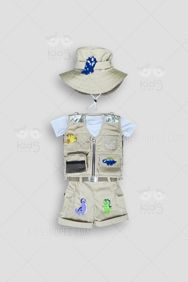 Conjunto o Traje de Explorador de Dinosaurios