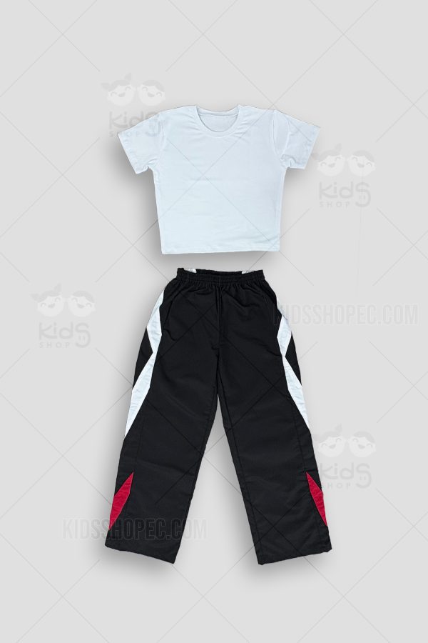 Conjunto Deportivo Bicolor con Calentador y Camiseta - Imagen 4