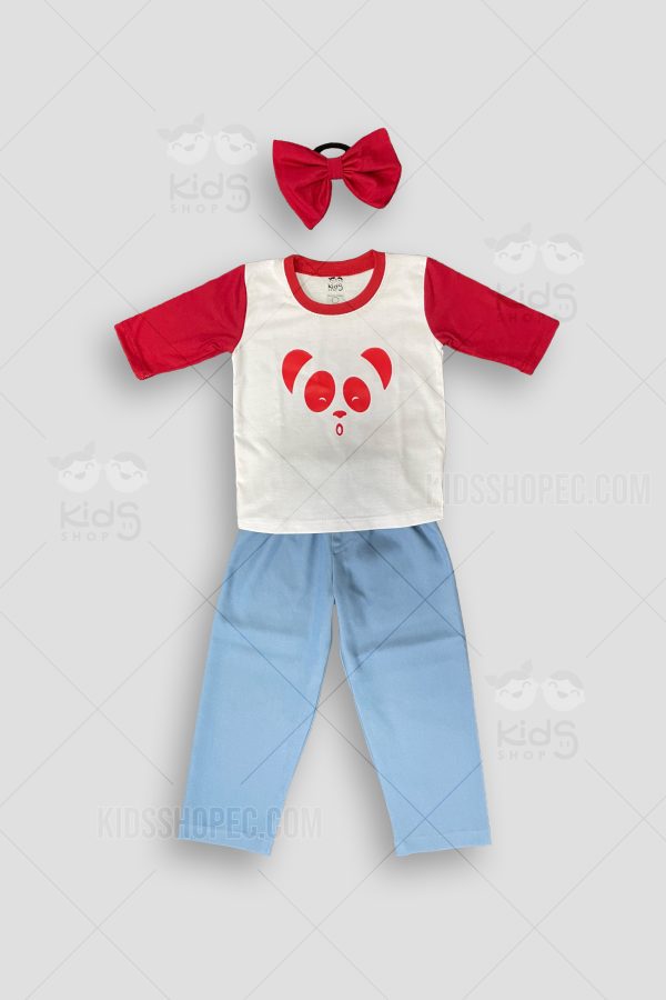 Conjunto Casual de Panda para Niñas