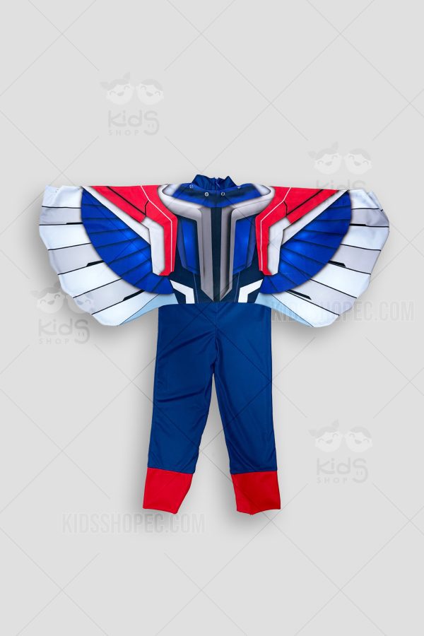 Disfraz o Traje Completo de Capitán América (con Alas y Escudo) - Imagen 4