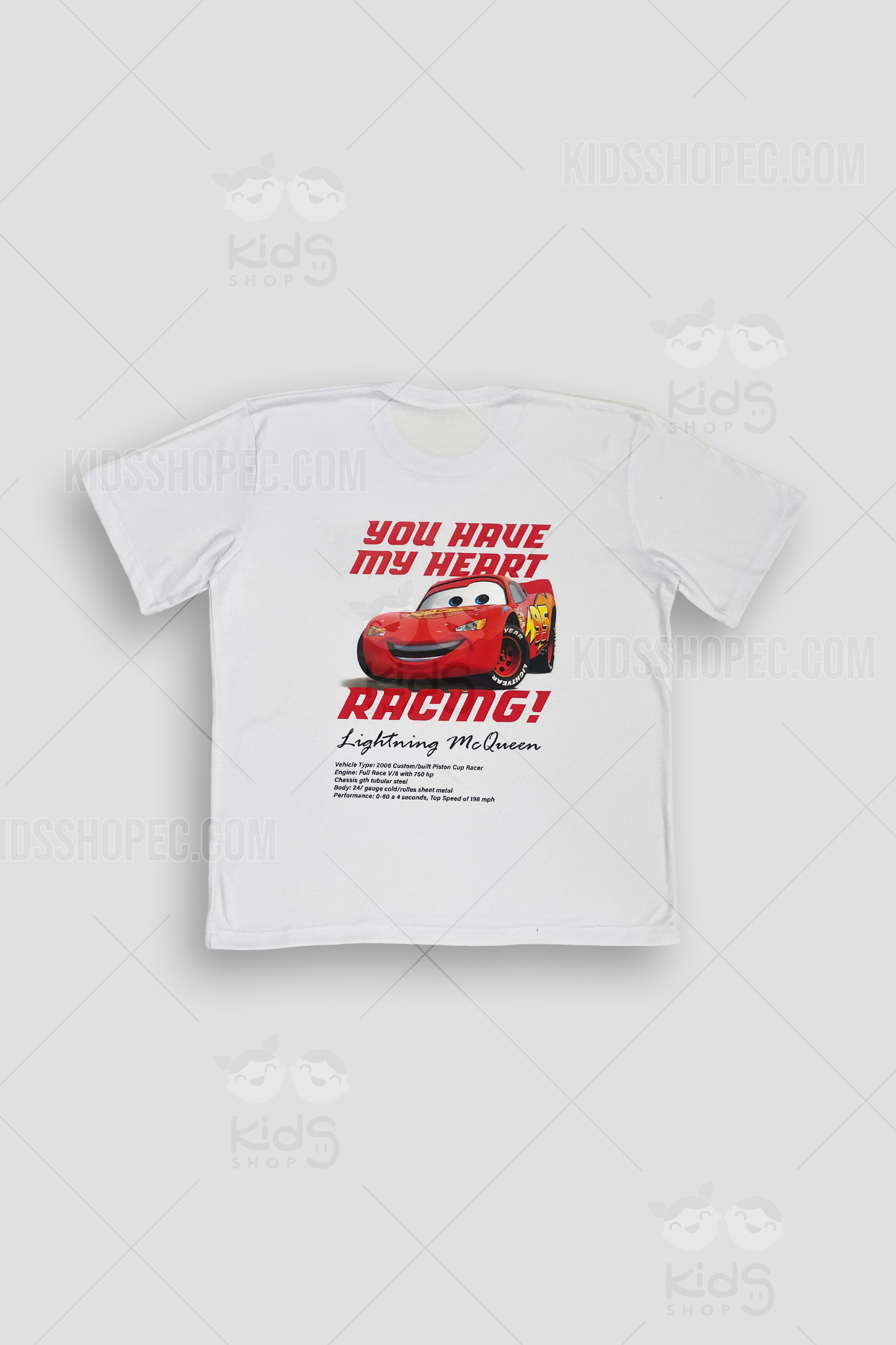 Camiseta "Rayo McQueen" para Niños - Imagen 3