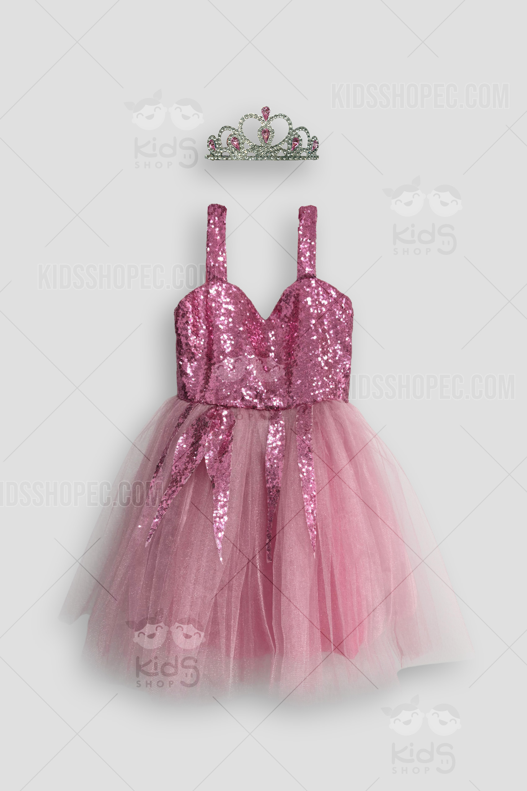 Vestido de Gala "Princesa Destello Rosa"