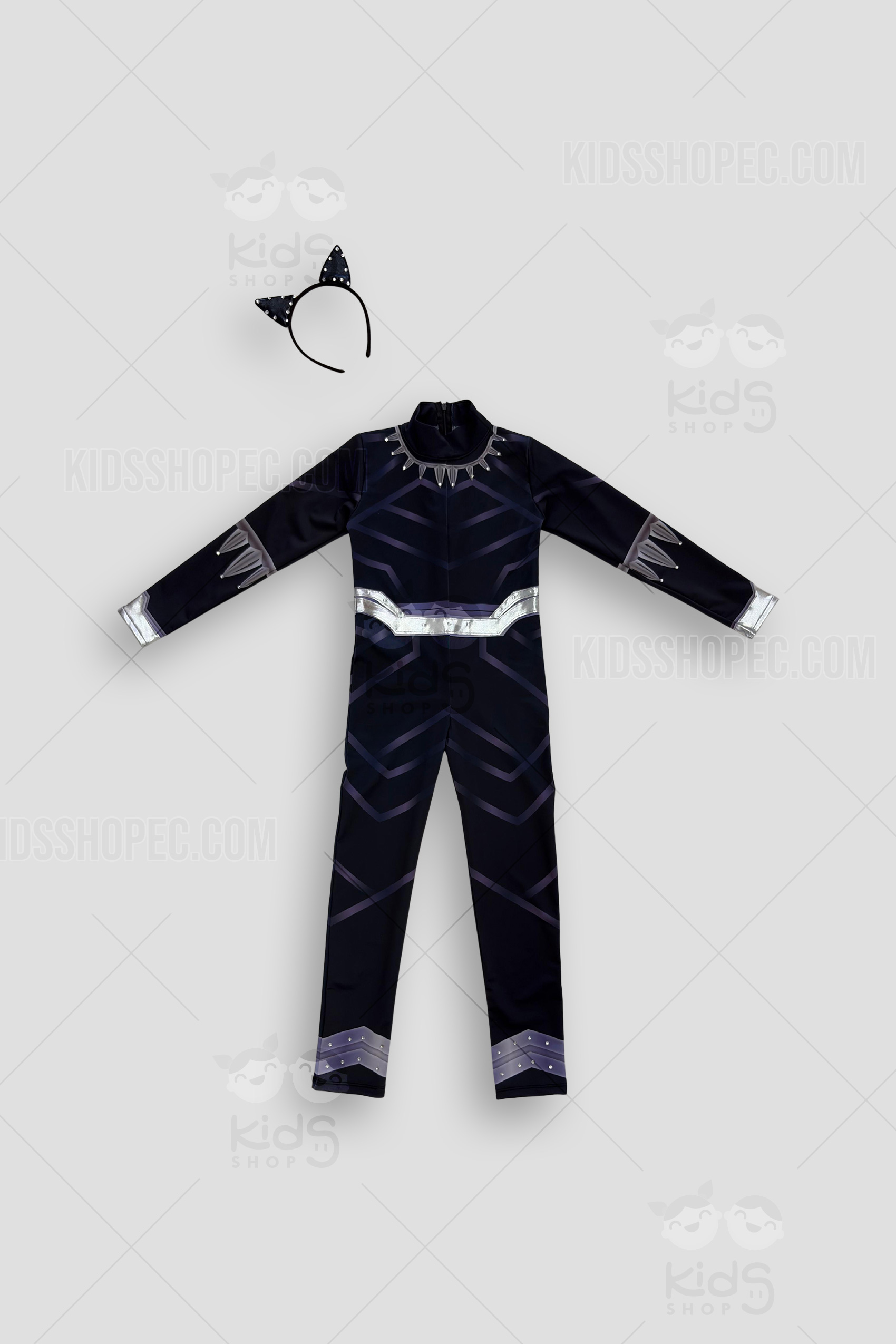 Disfraz "Pantera de Wakanda" (Enterizo Heroína Shuri + Orejas)