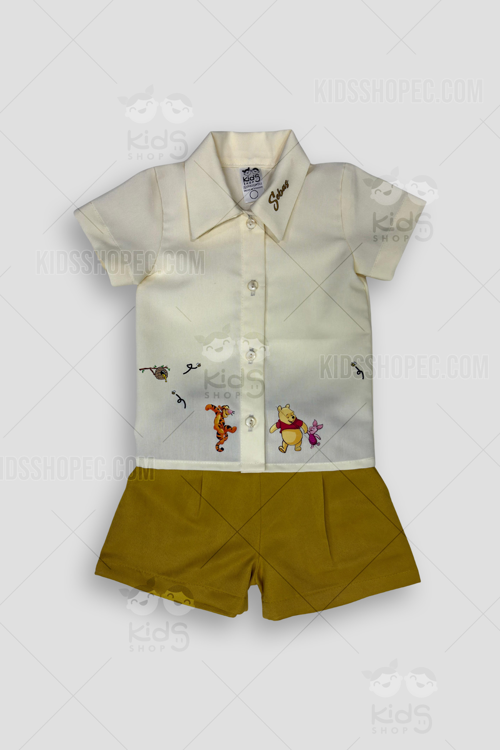 Conjunto o Traje Set Winnie Pooh Personalizable