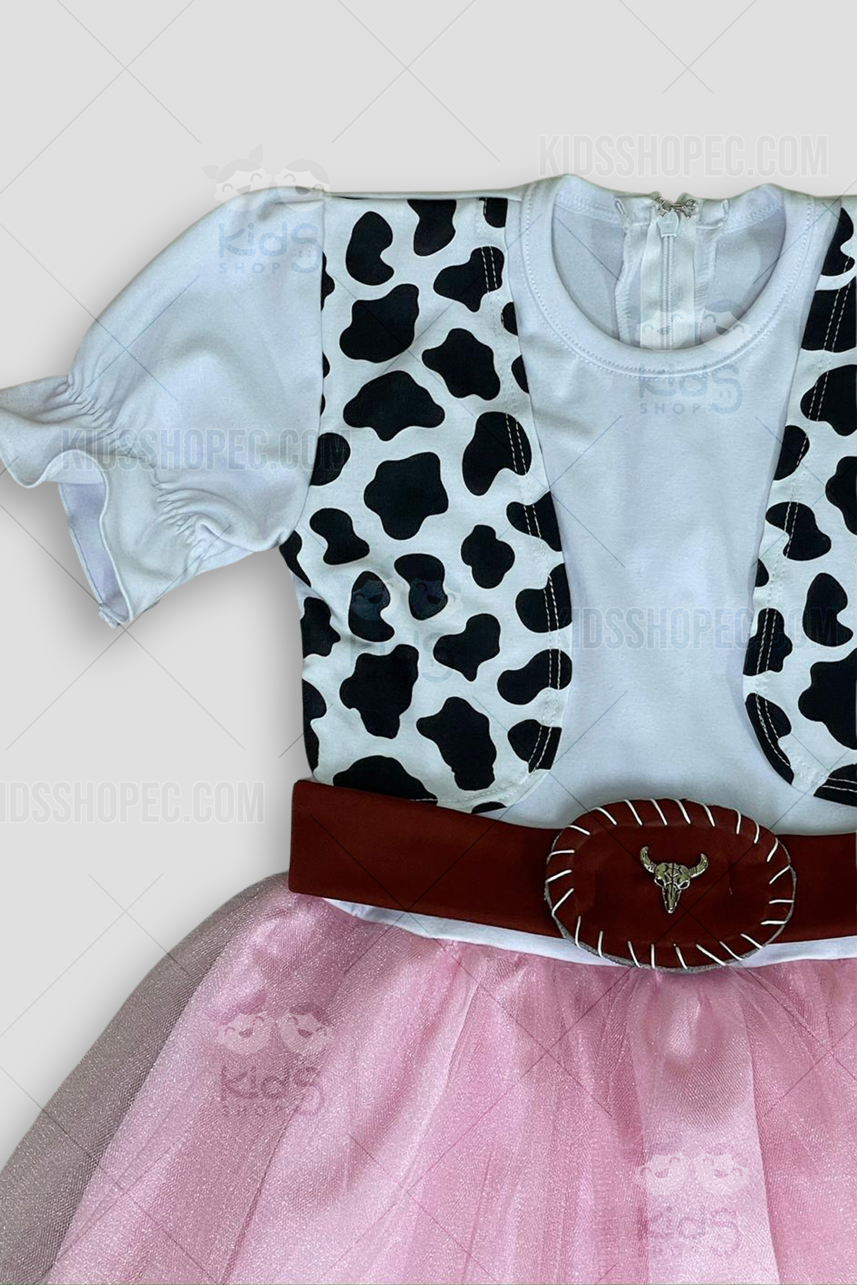 Disfraz o Vestido "Pequeña Vaquera Rosa" - Imagen 2