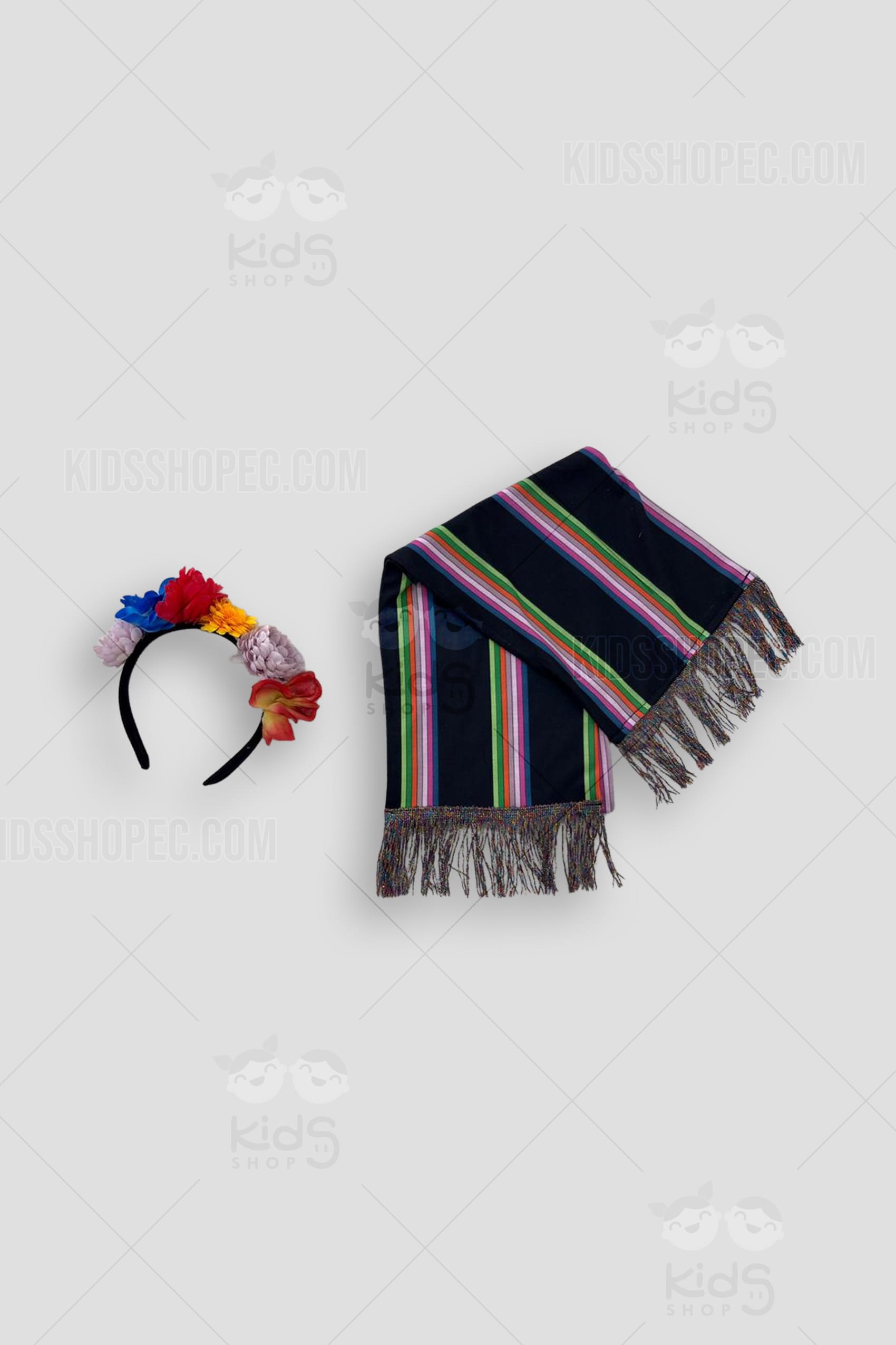 Disfraz de Catrina Mexicana para Niña: Vestido Tradicional de Día de Muertos a Medida - Imagen 3