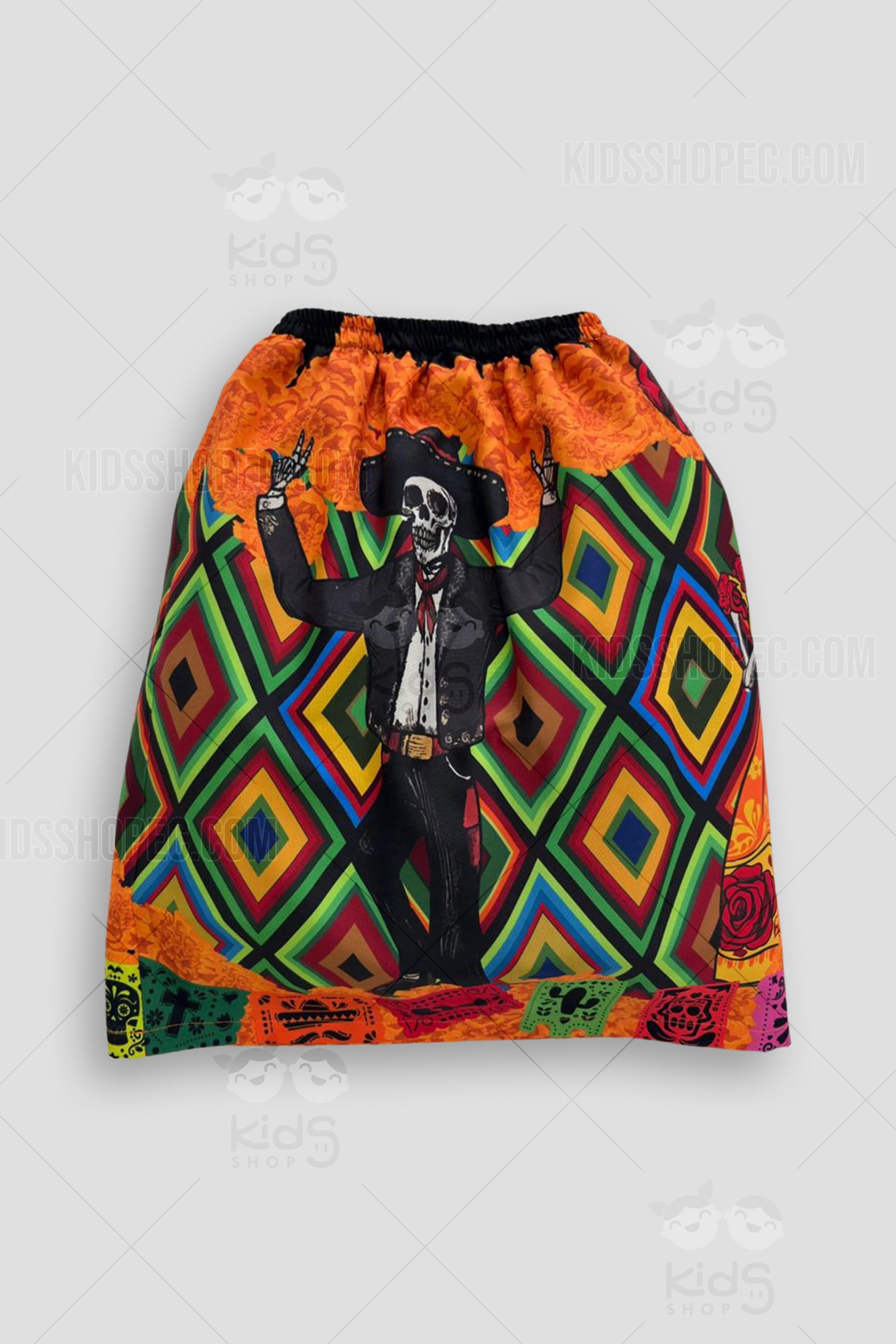 Disfraz de Catrina Mexicana para Niña: Vestido Tradicional de Día de Muertos a Medida - Imagen 6