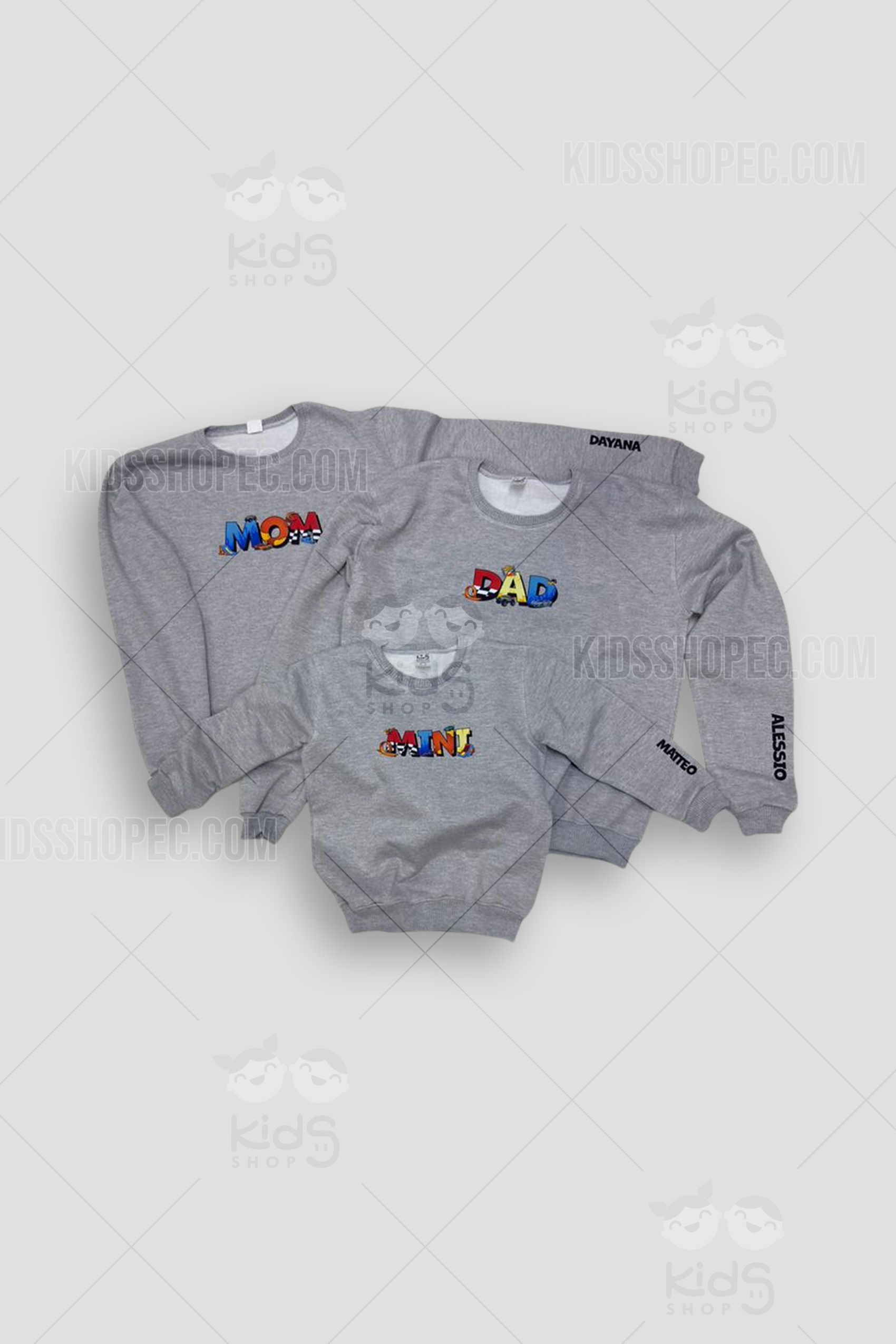 Colección Familiar de Buzos o Hoodies Personalizables