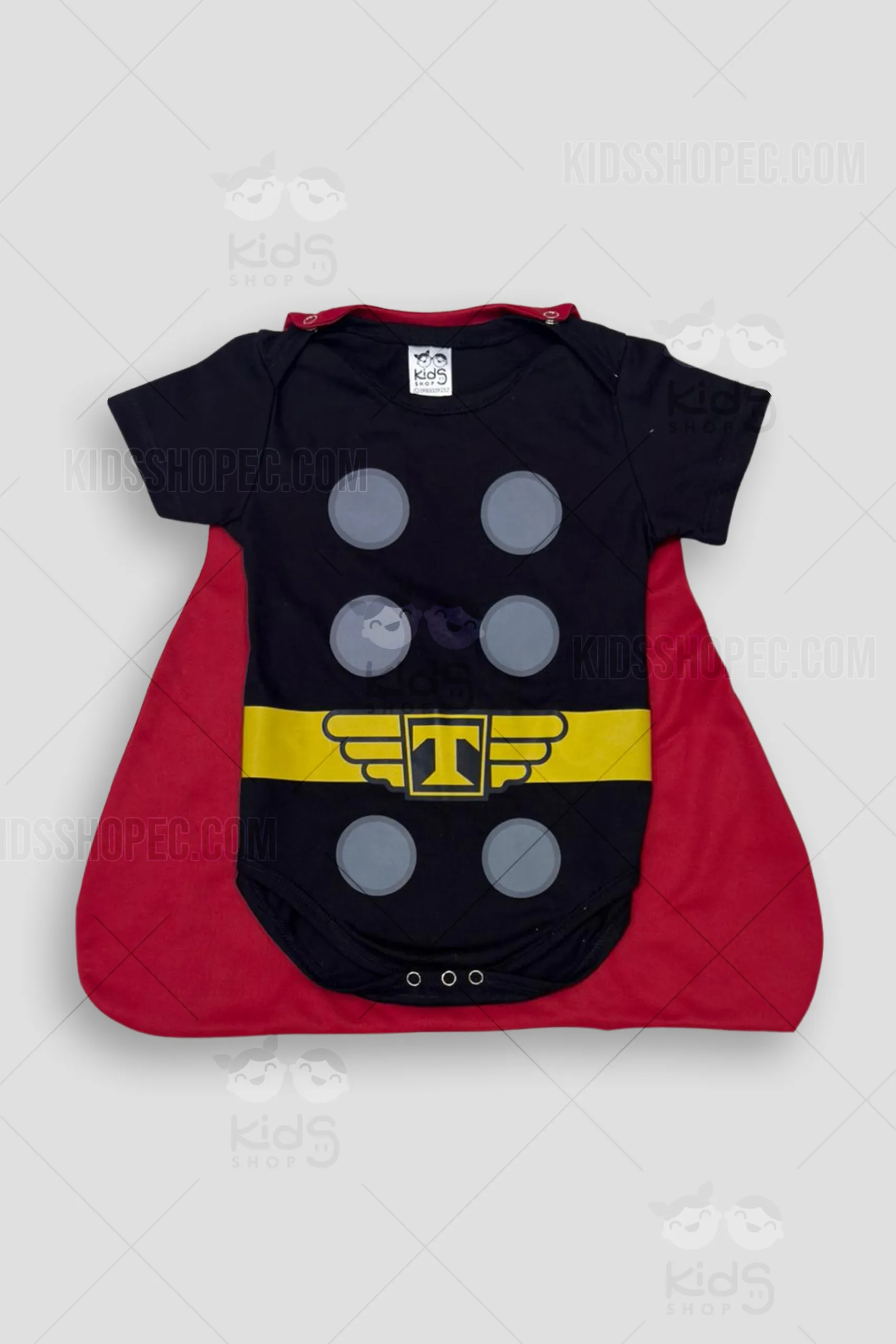 Body o Disfraz de Thor Monsters, Inc. para Bebé: Conjunto de Mameluco y Gorrito Premium - Imagen 3