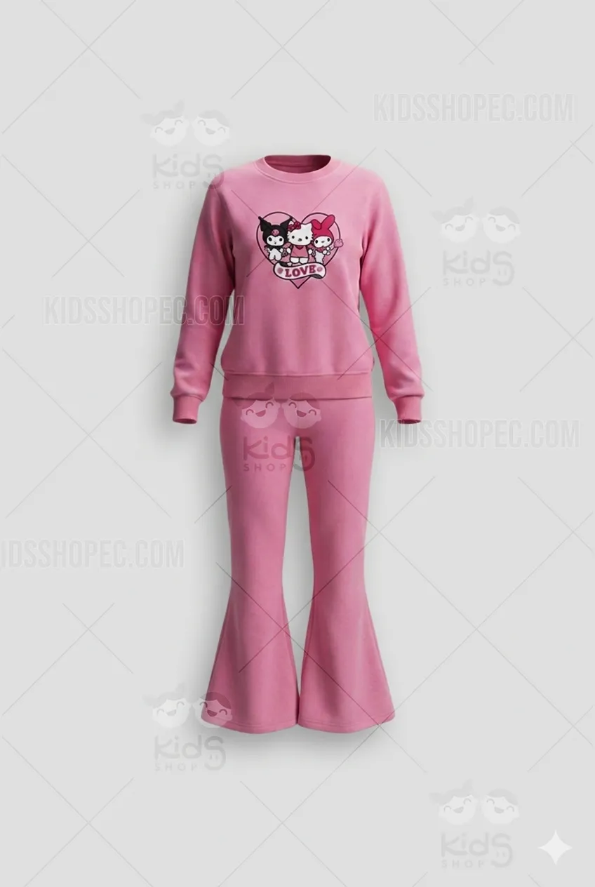 Conjunto de Calentador Rosa 'Baby Tiger' para Bebé: Chaqueta con Capucha y Pantalón - Imagen 4