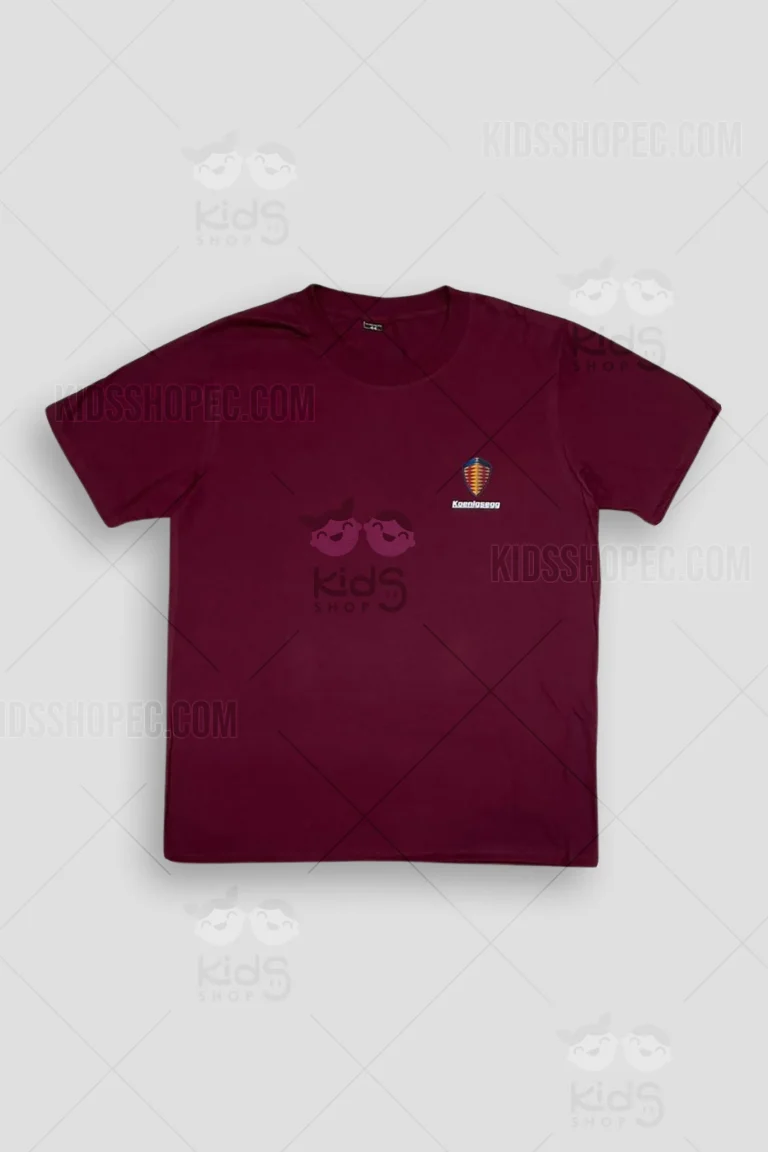 Camiseta de algodón premium gris carbón para niño con manga corta. Presenta un gran diseño de transferencia DTF en el pecho que muestra un auto clásico modificado 'JESKO' con texto 'Custom Built' y logos 'Lowrider Los Angeles'. Confección artesanal por Kids Shop EC en Ecuador.