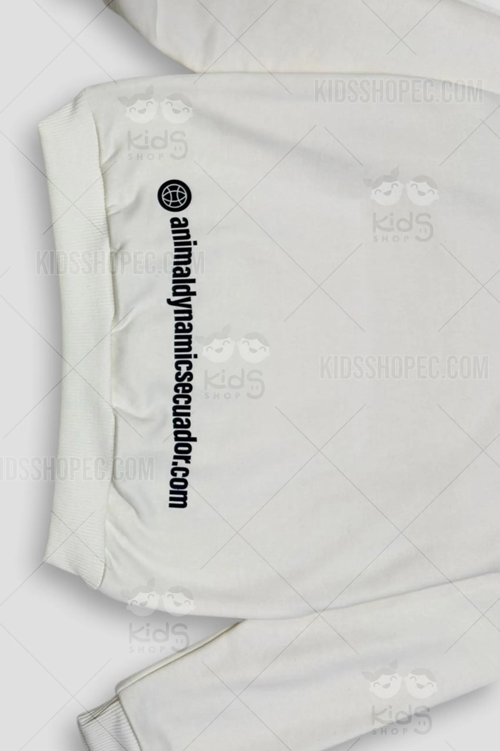 Chompa Blanca Personalizada Animal Dynamic: Hoodie con Capucha y Diseño Corporativo a Medida - Imagen 5