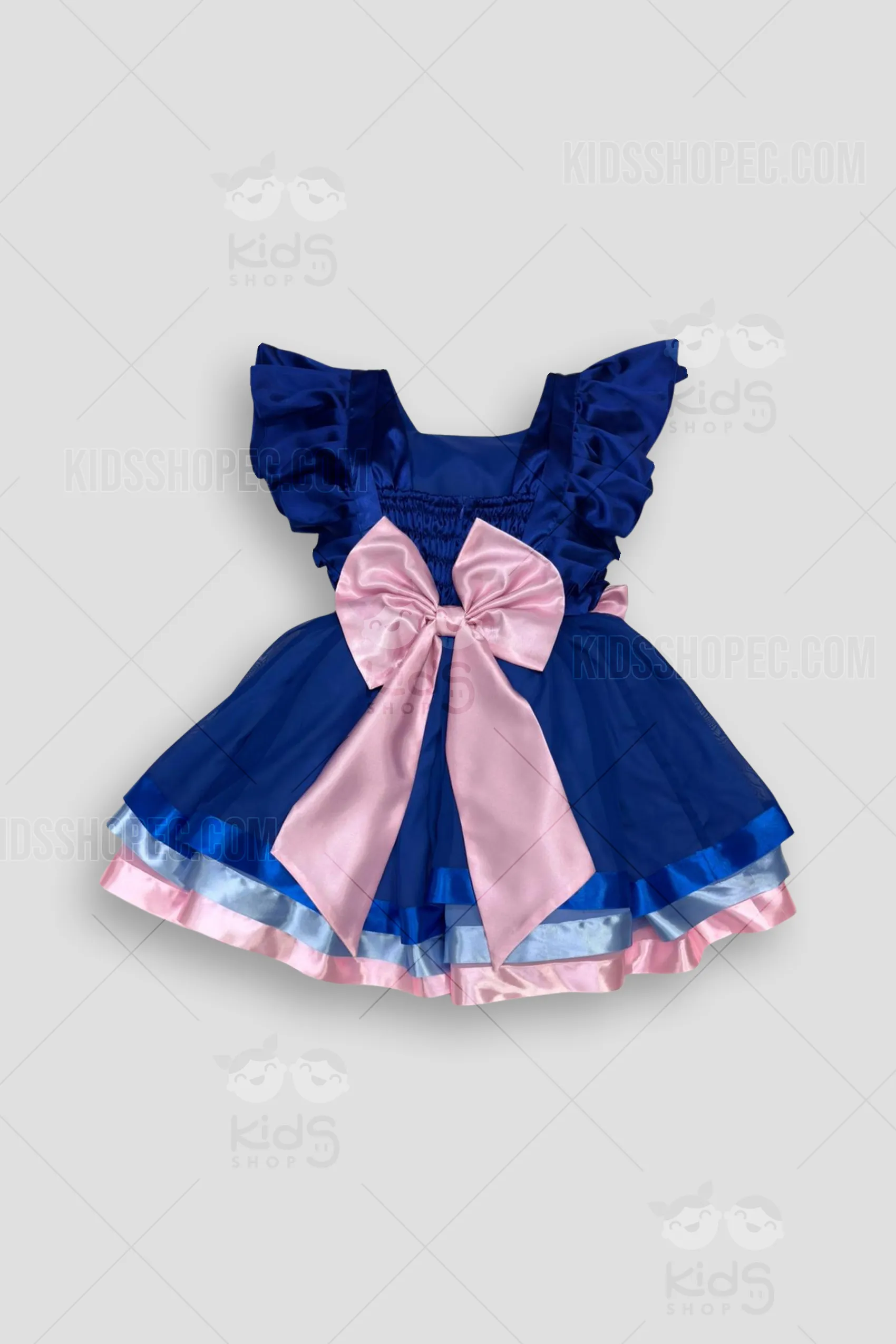 Conjunto Temático Completo de Stitch para Bebé: Disfraz de Vestido, Diadema y Camiseta con Orejas - Imagen 3