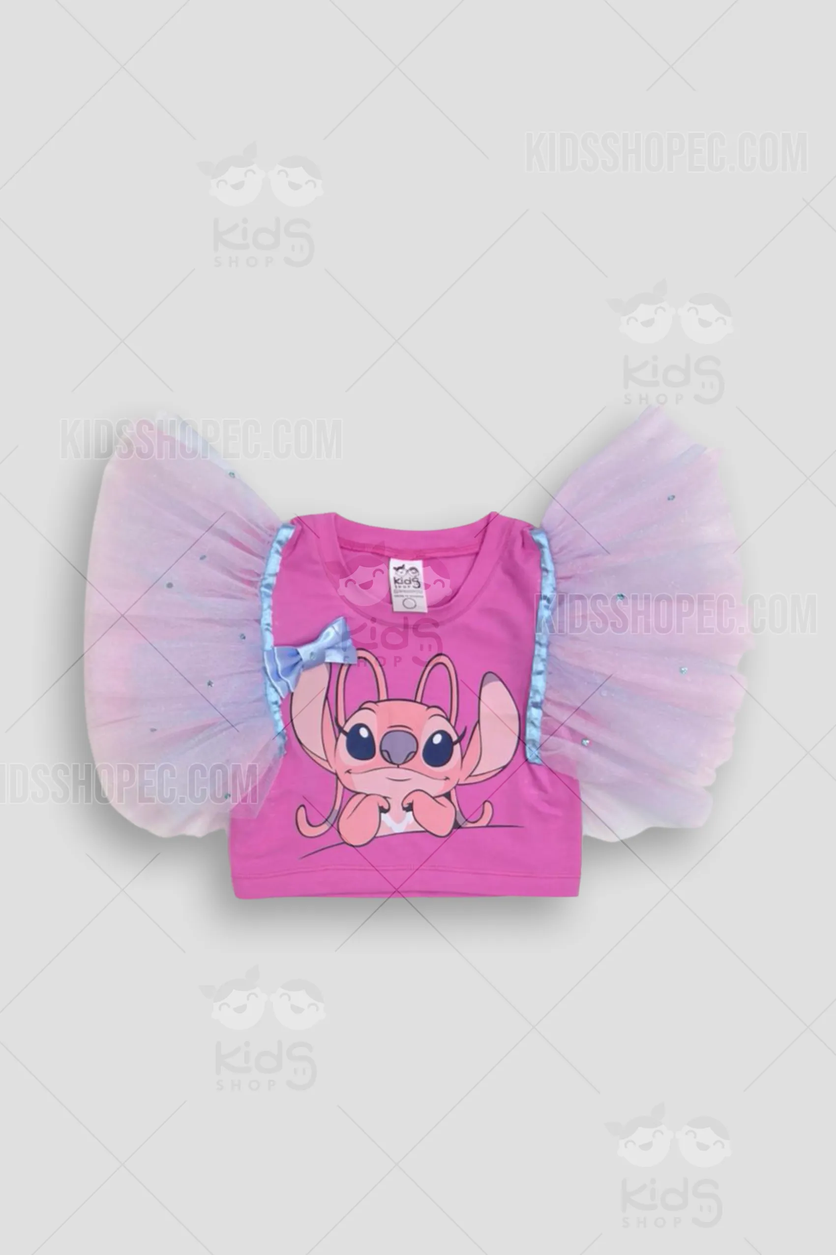Conjunto Temático de Angel (Stitch) para Niña: Disfraz Premium con Tutú, Alas de Tul y Accesorios - Imagen 2