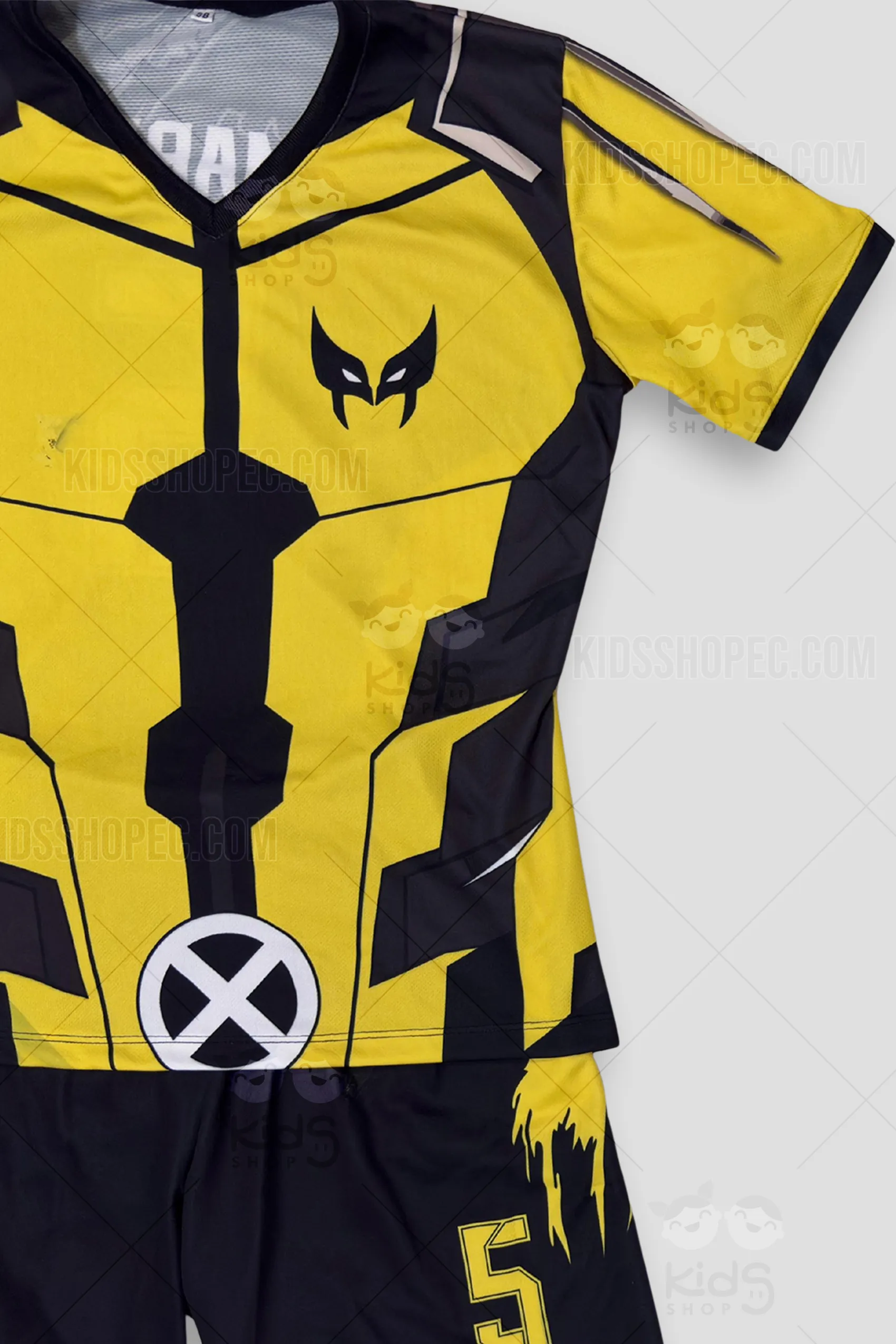 Conjunto de Fútbol Wolverine para Niño: Uniforme Deportivo de Alto Rendimiento X-Men - Imagen 7