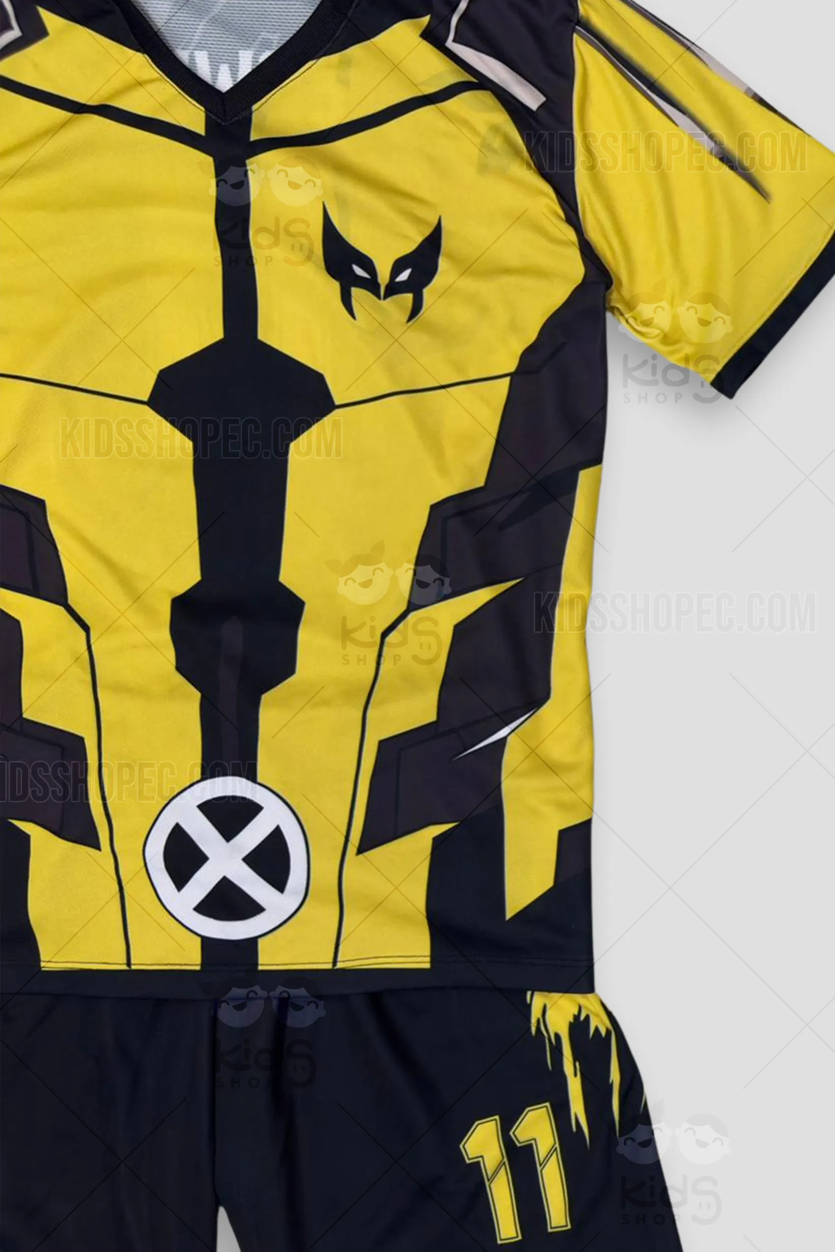 Conjunto de Fútbol Wolverine para Niño: Uniforme Deportivo de Alto Rendimiento X-Men - Imagen 2