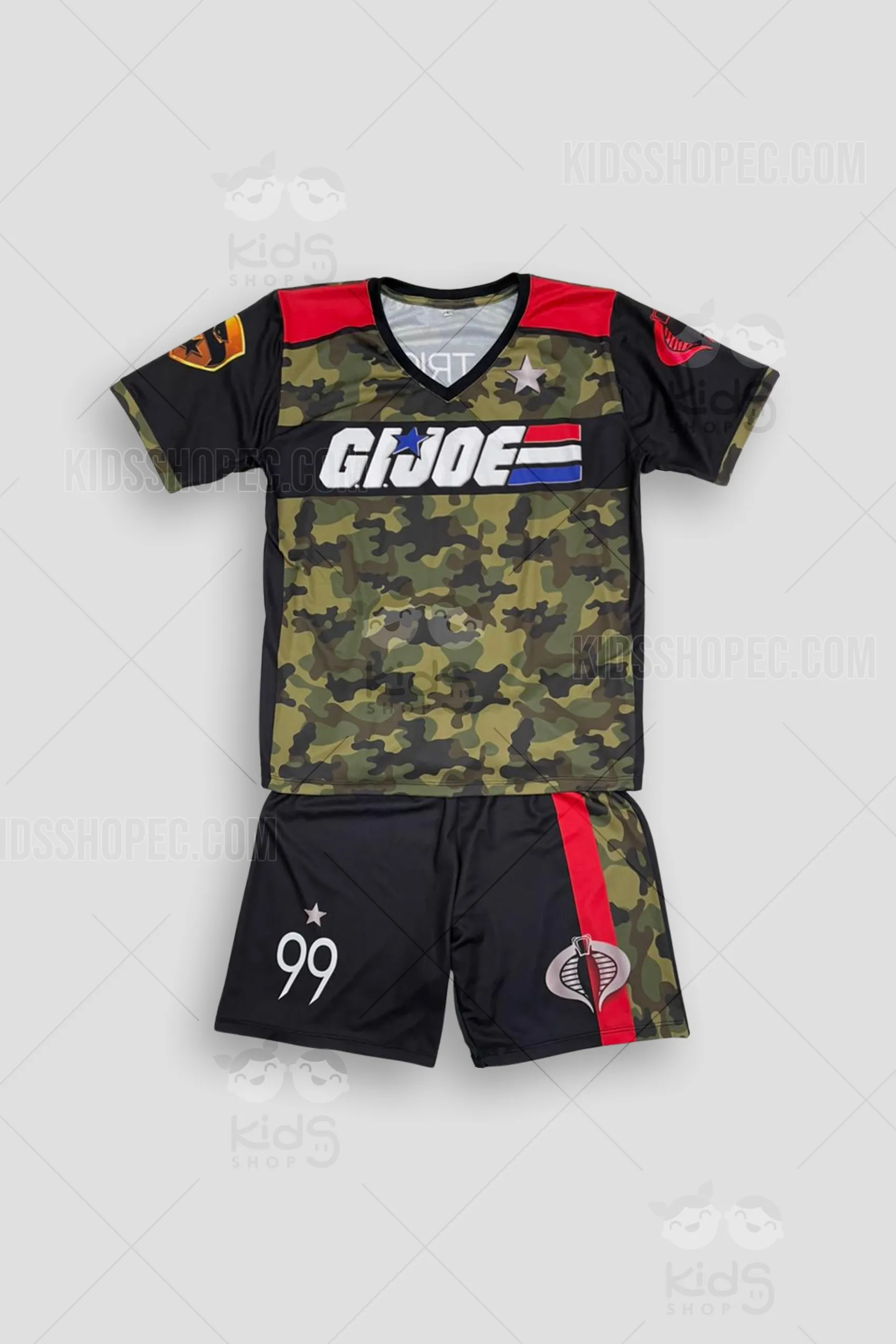 Conjunto Deportivo G.I. Joe Personalizado: Uniforme de Fútbol con Camuflaje y Sublimación Premium - Imagen 2