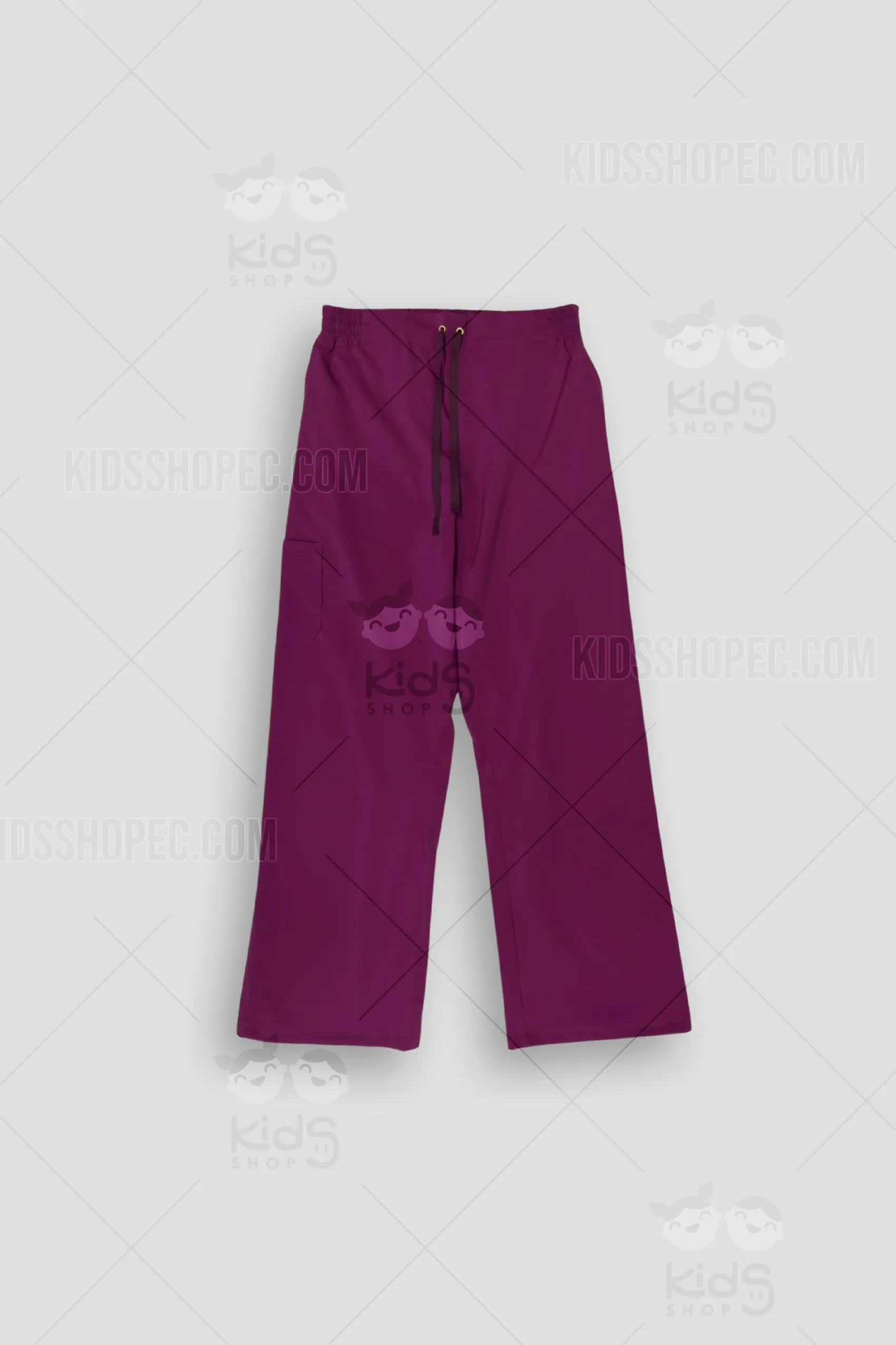 Uniforme Médico Morado para Mujer - Conjunto de Dos Piezas con Cierre Frontal y Bolsillos de Diseño - Imagen 4