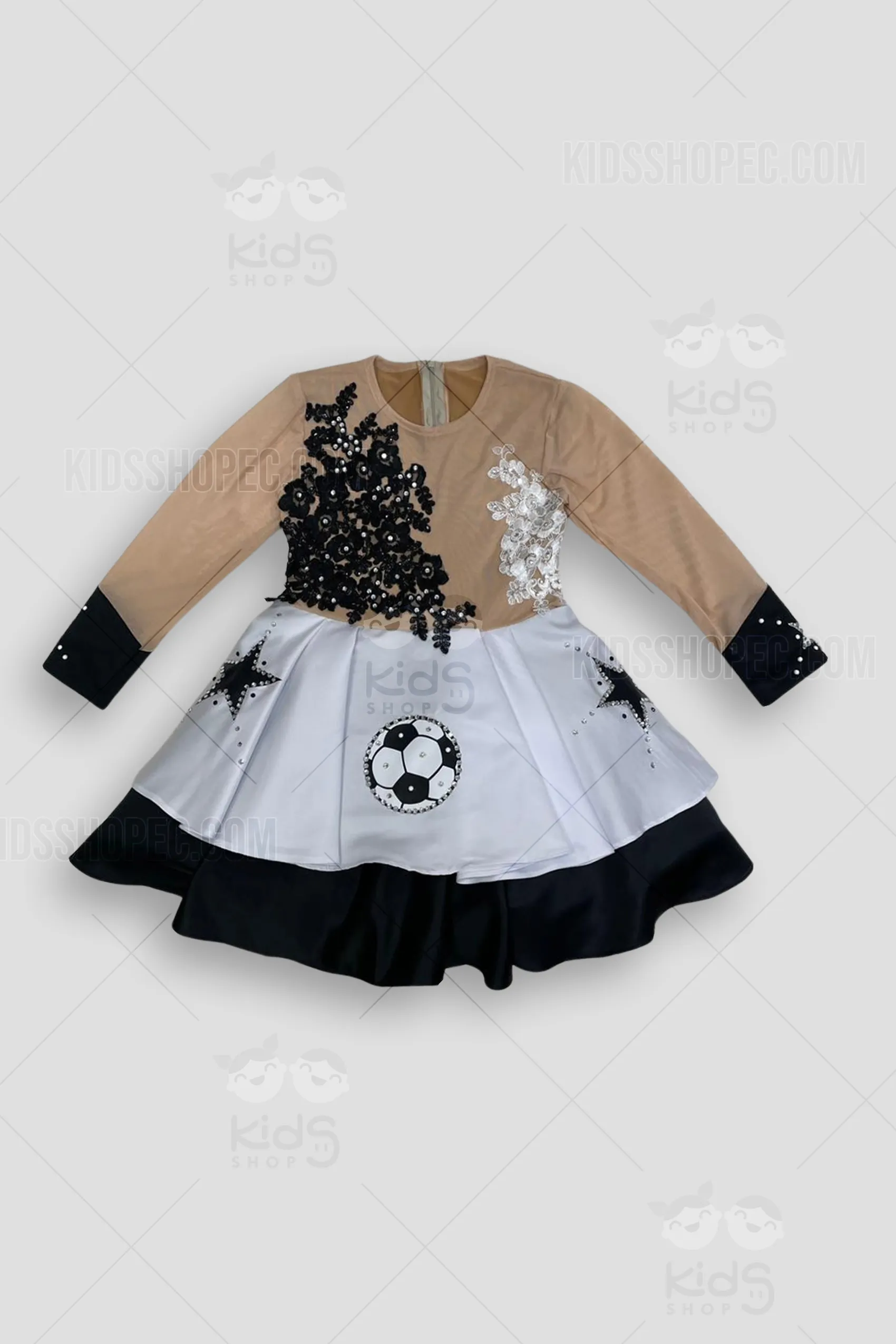 Traje de Madrina de Fútbol para Niña: Vestido Deportivo Premium con Accesorios Completos a Medida - Imagen 5