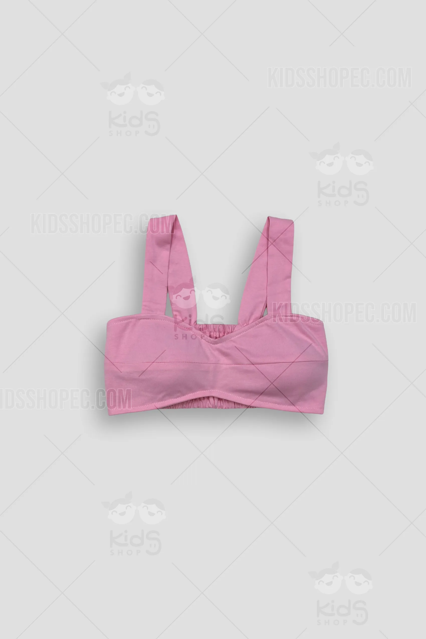 Conjunto Dos Piezas de Moda - Top Corto y Falda Larga Estilo Pareo Color Rosa Pastel - Imagen 3
