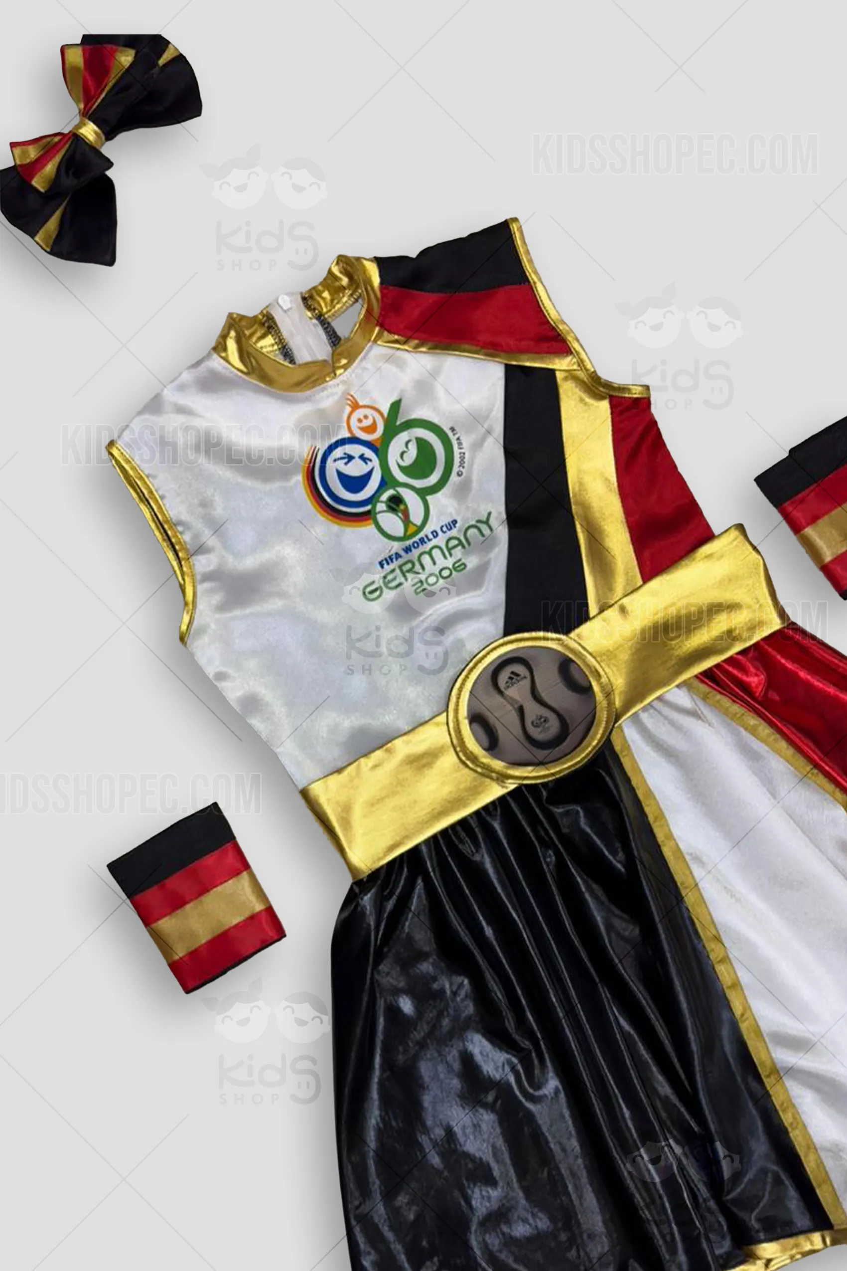 Conjunto Coreográfico Niña "Alemania 2006" - Vestido Cheerleader Temático - Imagen 3
