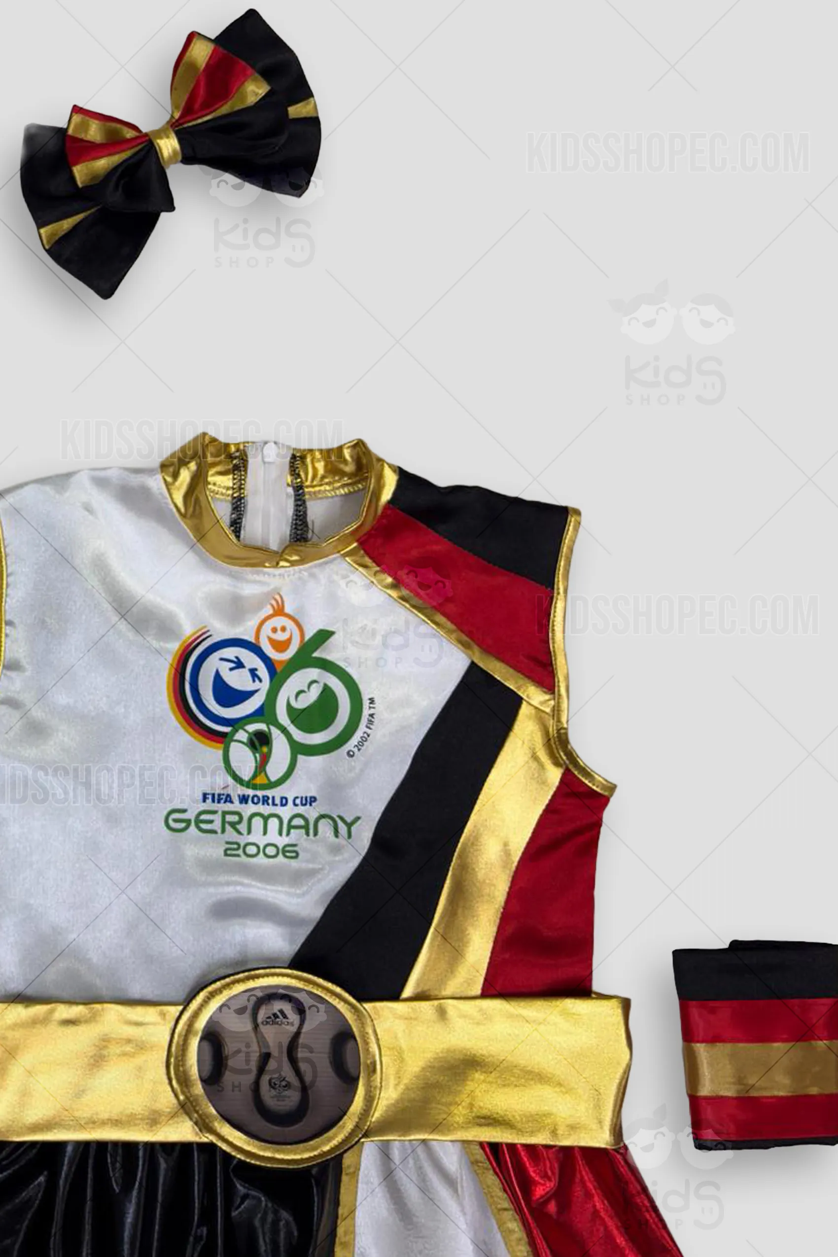 Conjunto Coreográfico Niña "Alemania 2006" - Vestido Cheerleader Temático - Imagen 2