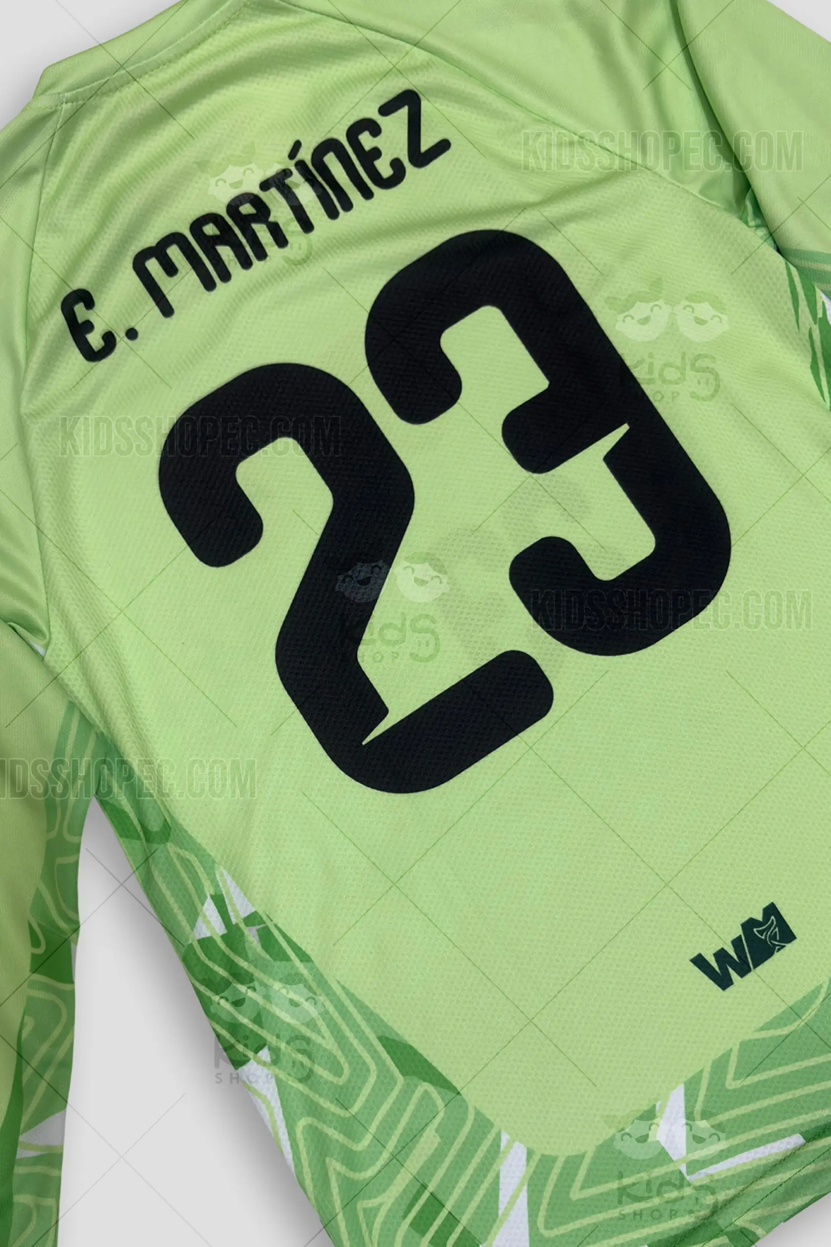 Buzo de Arquero Verde Campeón - Camiseta de Portero Manga Larga Dorsal 23 - Imagen 2