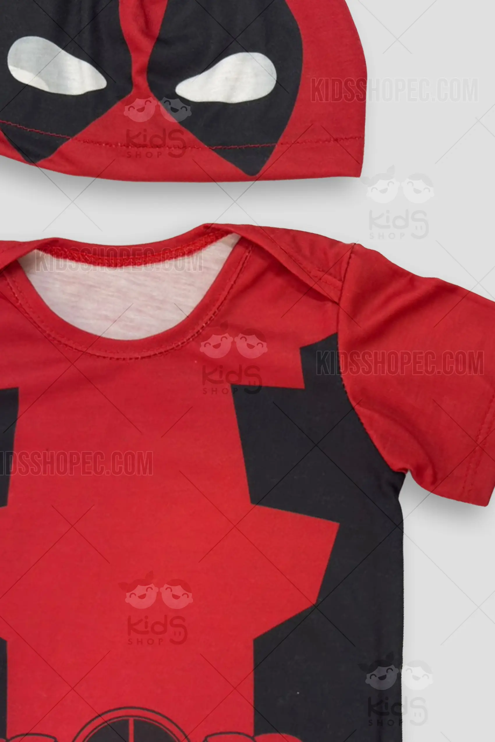 Body para Bebé "Antihéroe Mercenario" - Pañalero con Gorrito de Máscara - Imagen 2