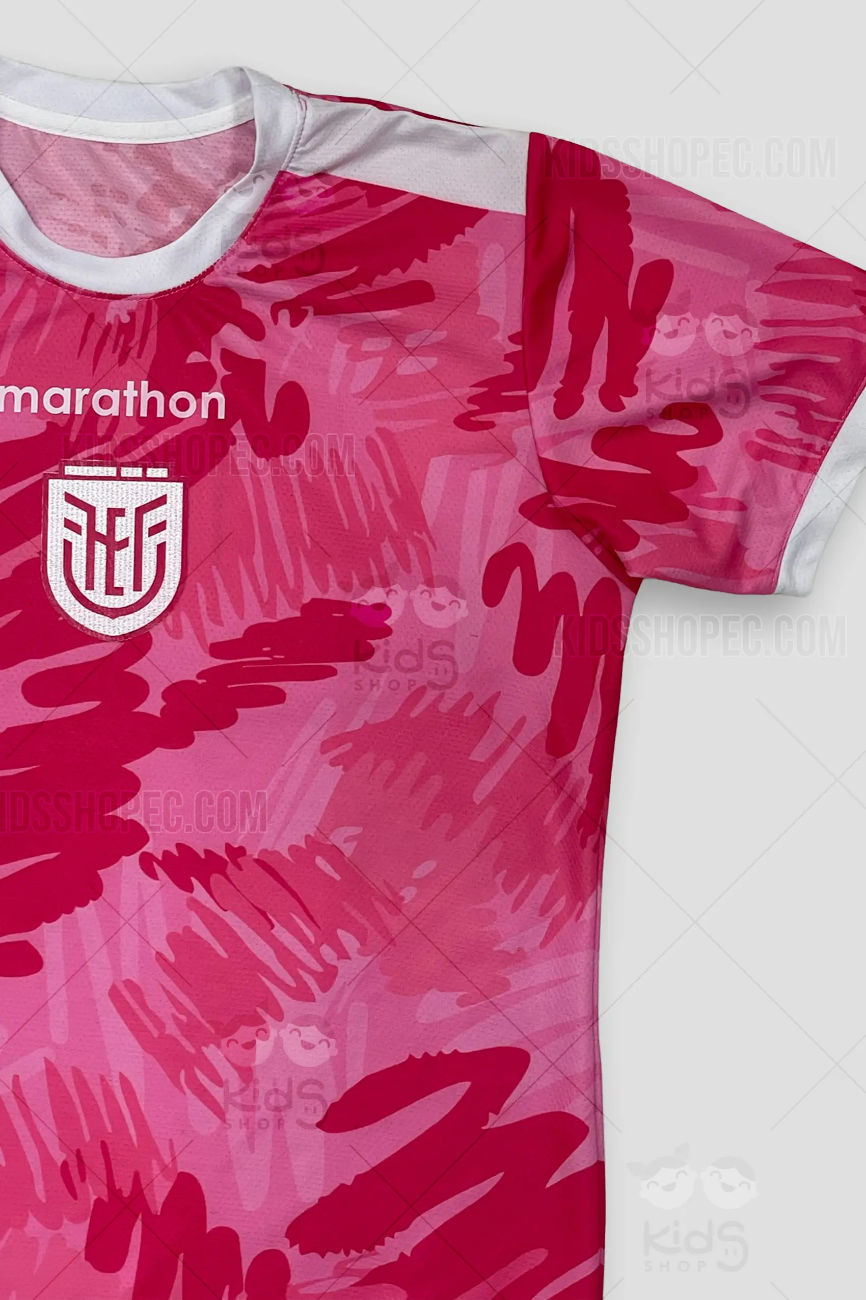 Camiseta Deportiva Rosa "Mitad del Mundo" - Edición Especial Entrenamiento Pre-Match - Imagen 2