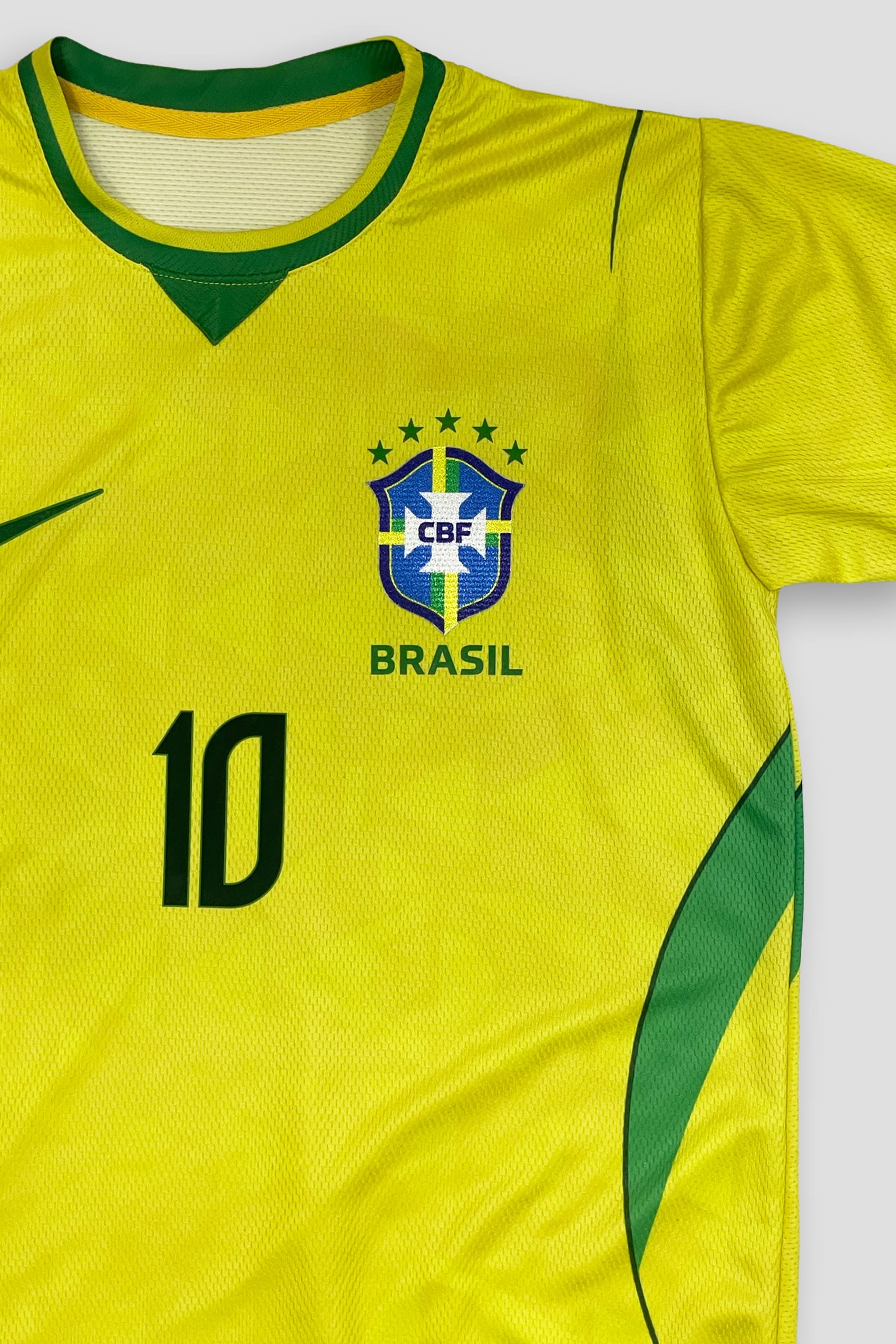 Camiseta Deportiva Amarilla "Canarinha" Número 10 - Edición Especial Astro Brasileño - Imagen 4