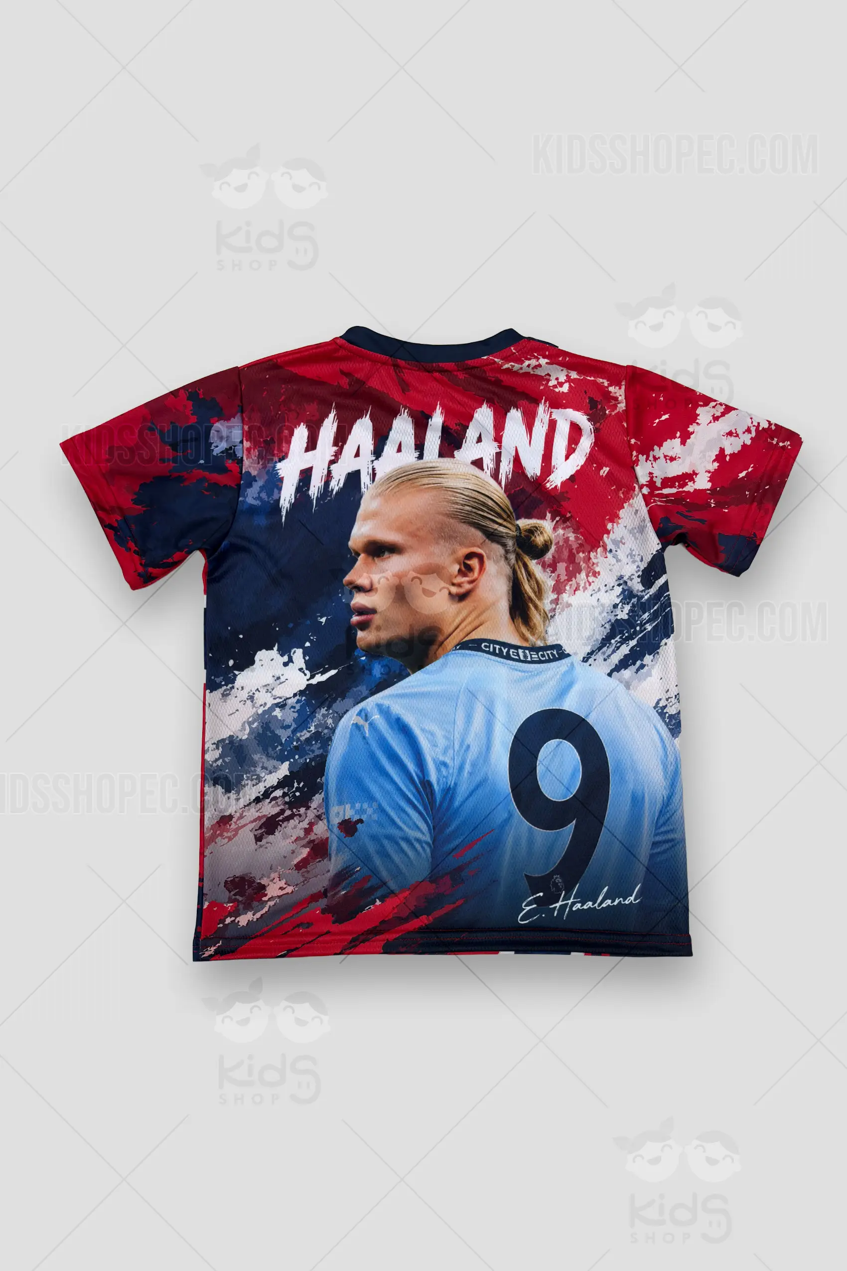 Camiseta de Fanático Erling Haaland - Jersey Selección Noruega y Arte Gráfico - Imagen 3