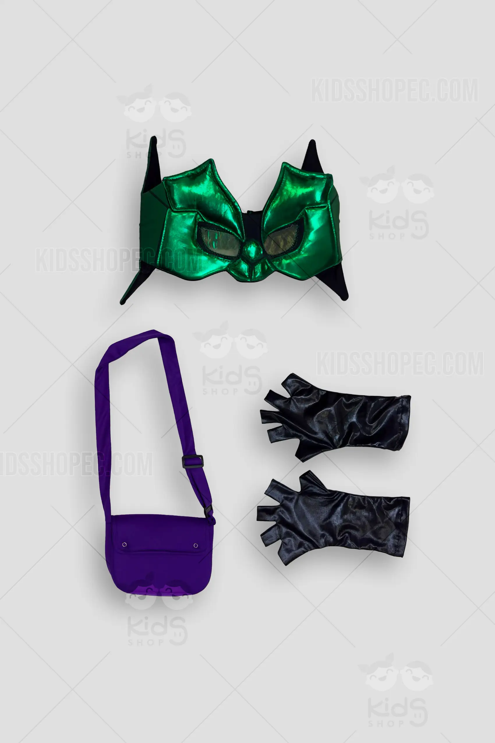 Disfraz de Duende Verde - Traje de Villano con Armadura Metálica y Accesorios - Imagen 4